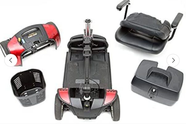 Pride GoGo Elite Traveller 4mph - Red - 2nd User (Coleshill shop) - Image 2