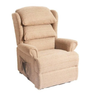 One Rehab Admiral Riser Recliner Chair - Dual Motor - Compact/Petite - Spiced Caramel
